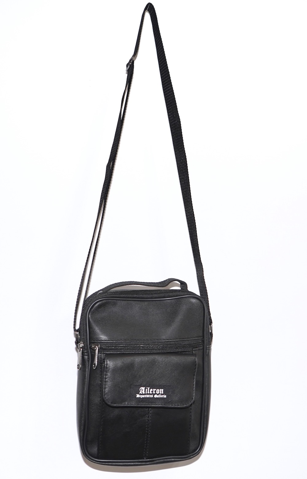 A.D.G Flap-Pocket Leather Shoulder Bag