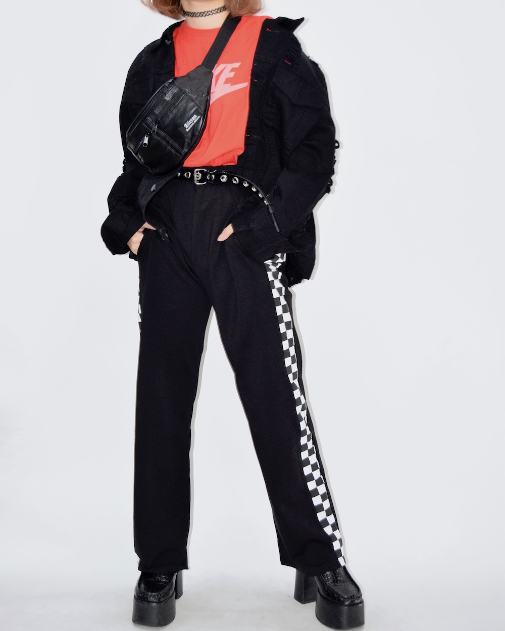 BROKEN BLACK DENIM JACKET