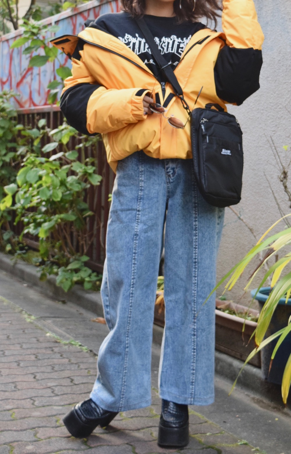 HIGH-TECK HOODED DOWN JACKET (yellow)