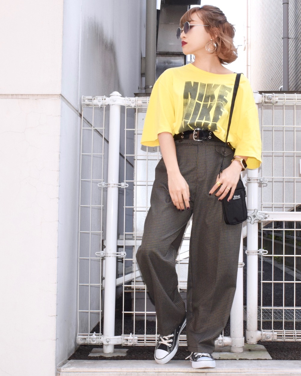 “NIKE"  SUPER BIG TEE(YEL)