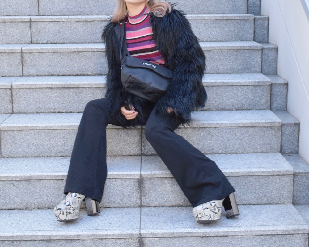 (全3色)NO-CALLOR SHAGGY FUR COAT