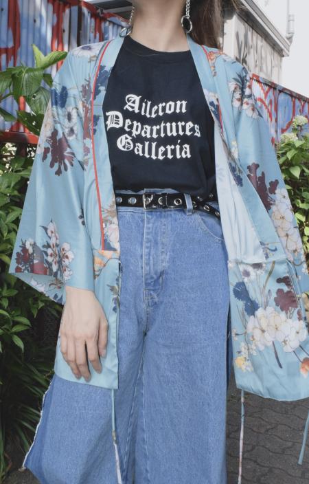 FLOWER SATIN GOWN(MINT)