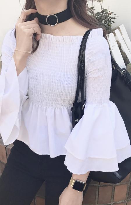 リングデザイン リボンチョーカー