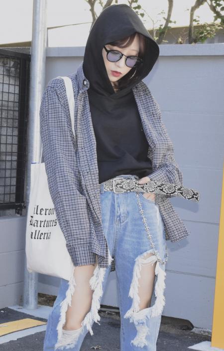 PLAYBOY 1point Logo Hoodie(BLK)