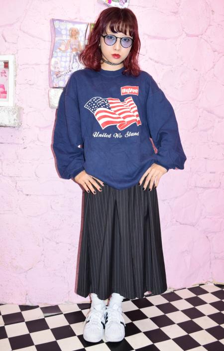 American Flag Big Sweat PO(NVY)