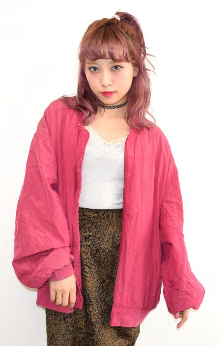 MA-1 Silk Blouson(PNK)