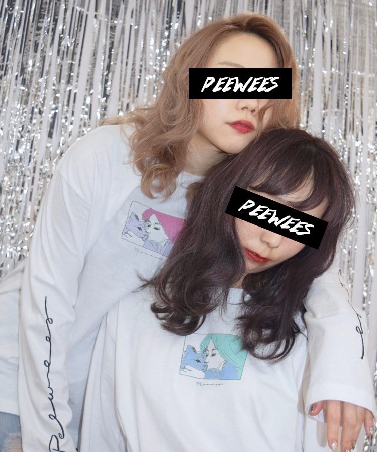 【peewees】y.o.m.o SLEEVE LOGO L/S TEE