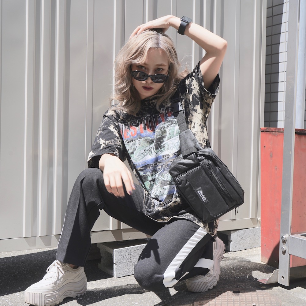 ADG 2WAY LEATHER BIG BODY BAG