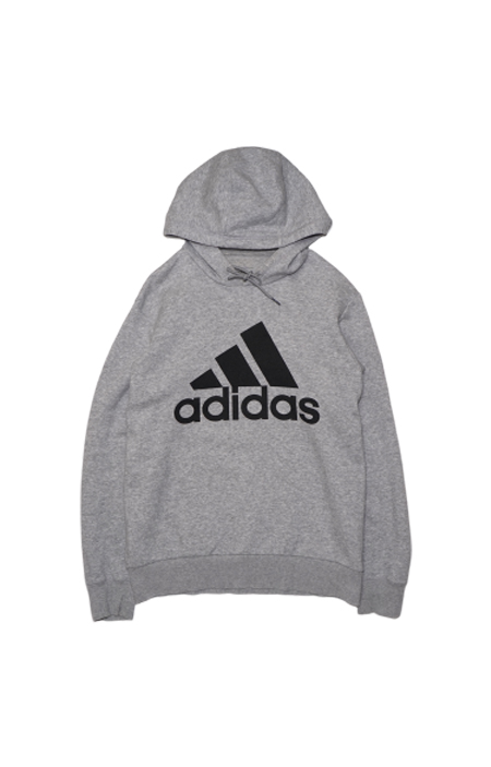 adidas BIG LOGO SWEAT HOODIE(grey)