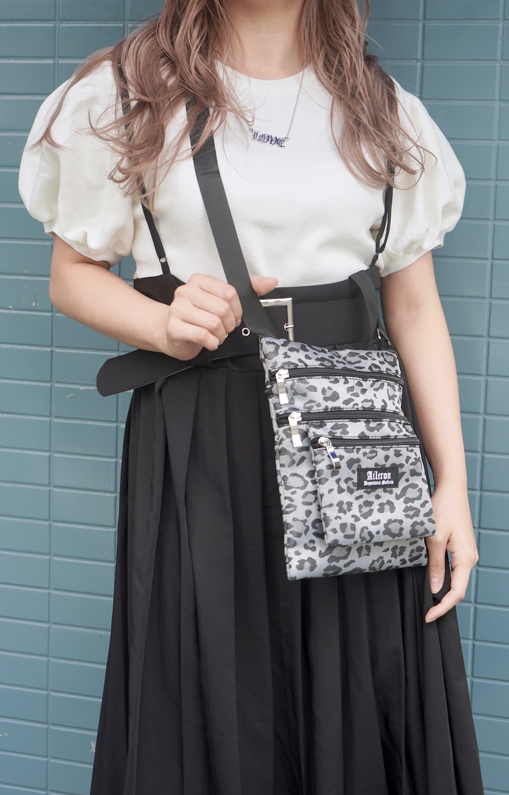 Basic Puffsleeve S/S Knit Tops (white)