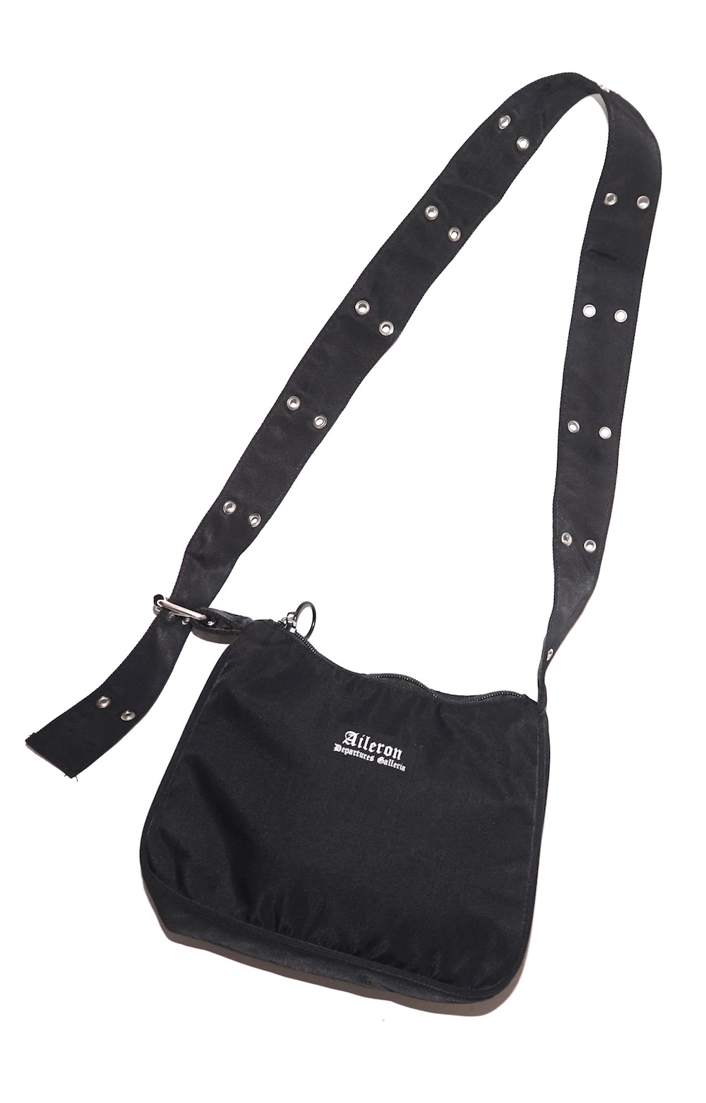 A.D.G Eyelet Strap Nylon Square Bag