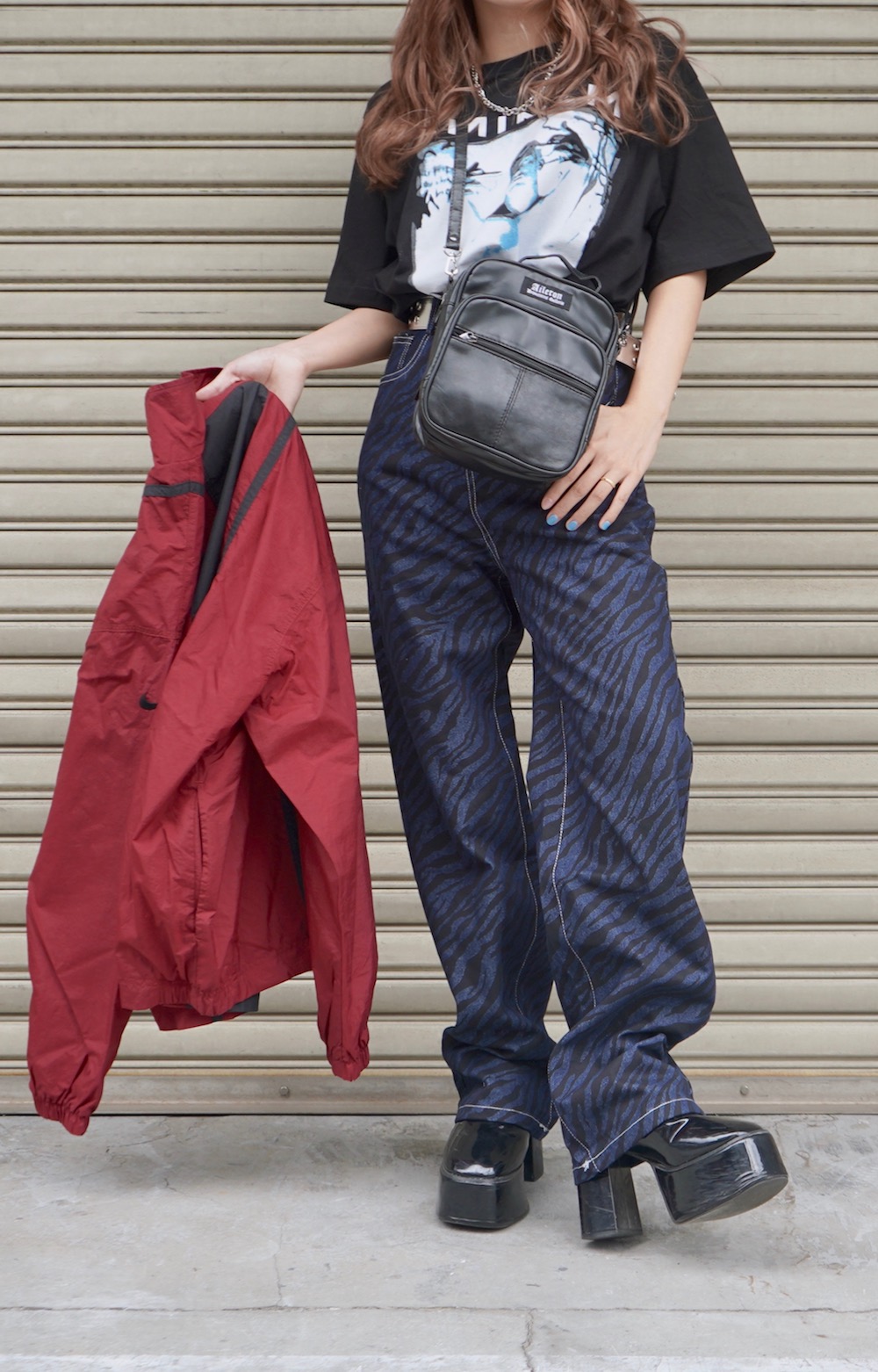 Zebra Denim Pants (indigo)