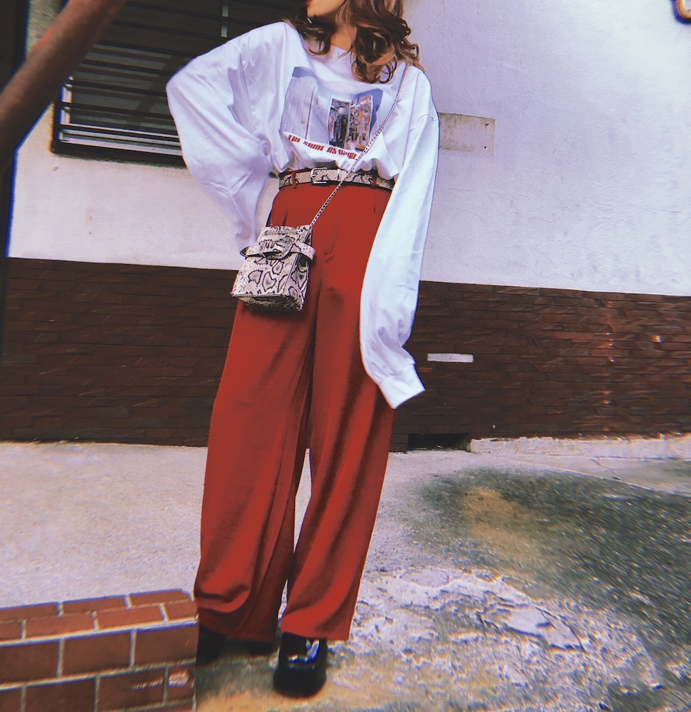 THE SAME AS USUAL L/S Big TEE