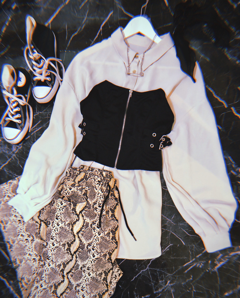 Python Wide Pants (beige)