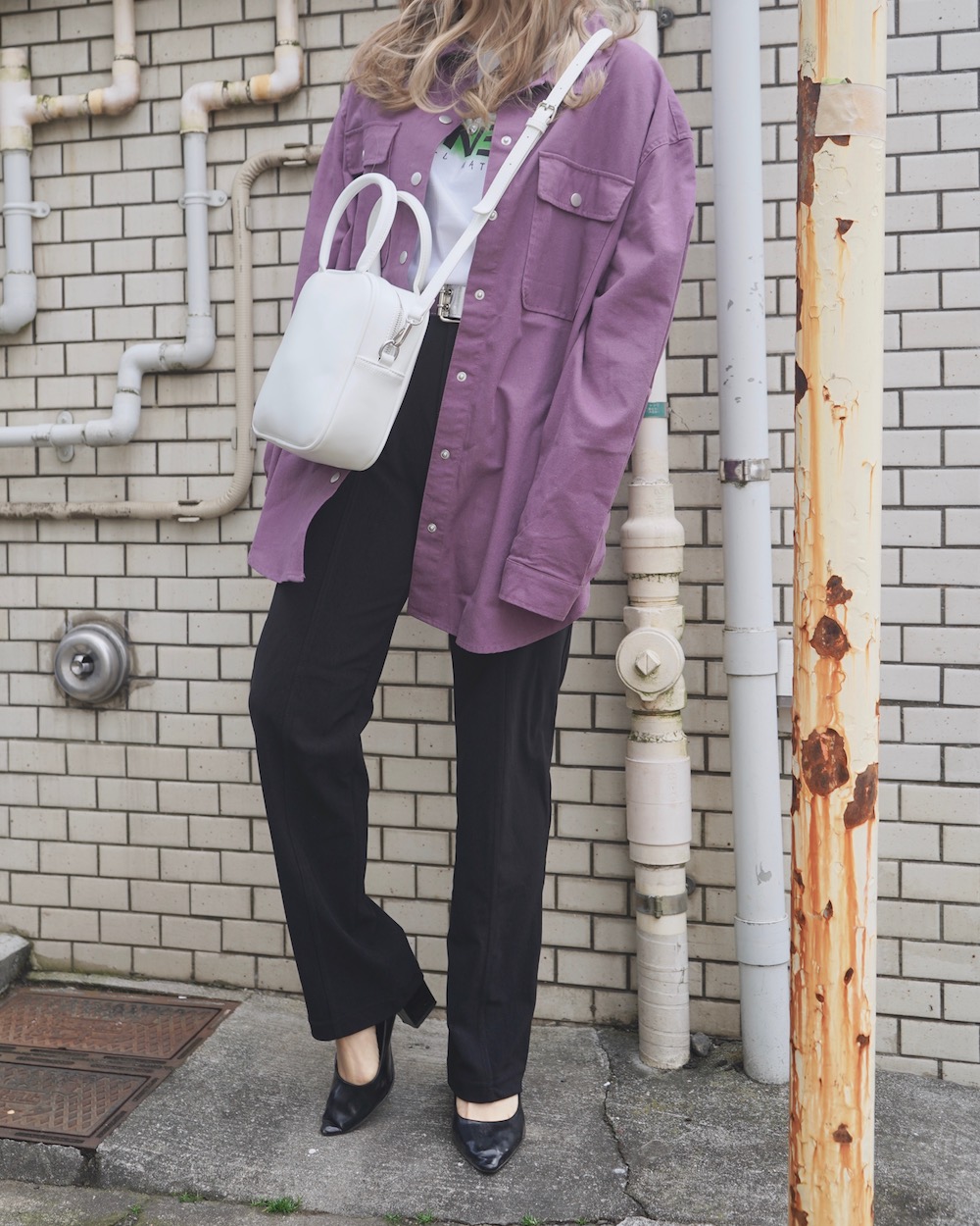 Oversized CPO Jacket (light purple)
