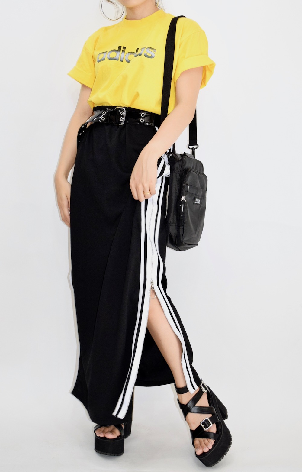 adidas BIG LOGO TEE(yellow)