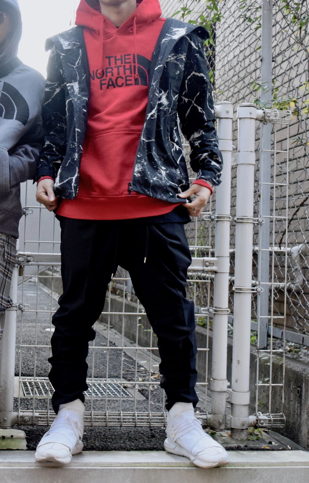 Black Nylon Tapered Easy Pants