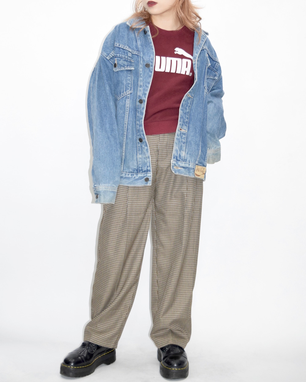 【WEB限定】VINTAGE BIG DENIM JACKET（LIGHT BLUE)