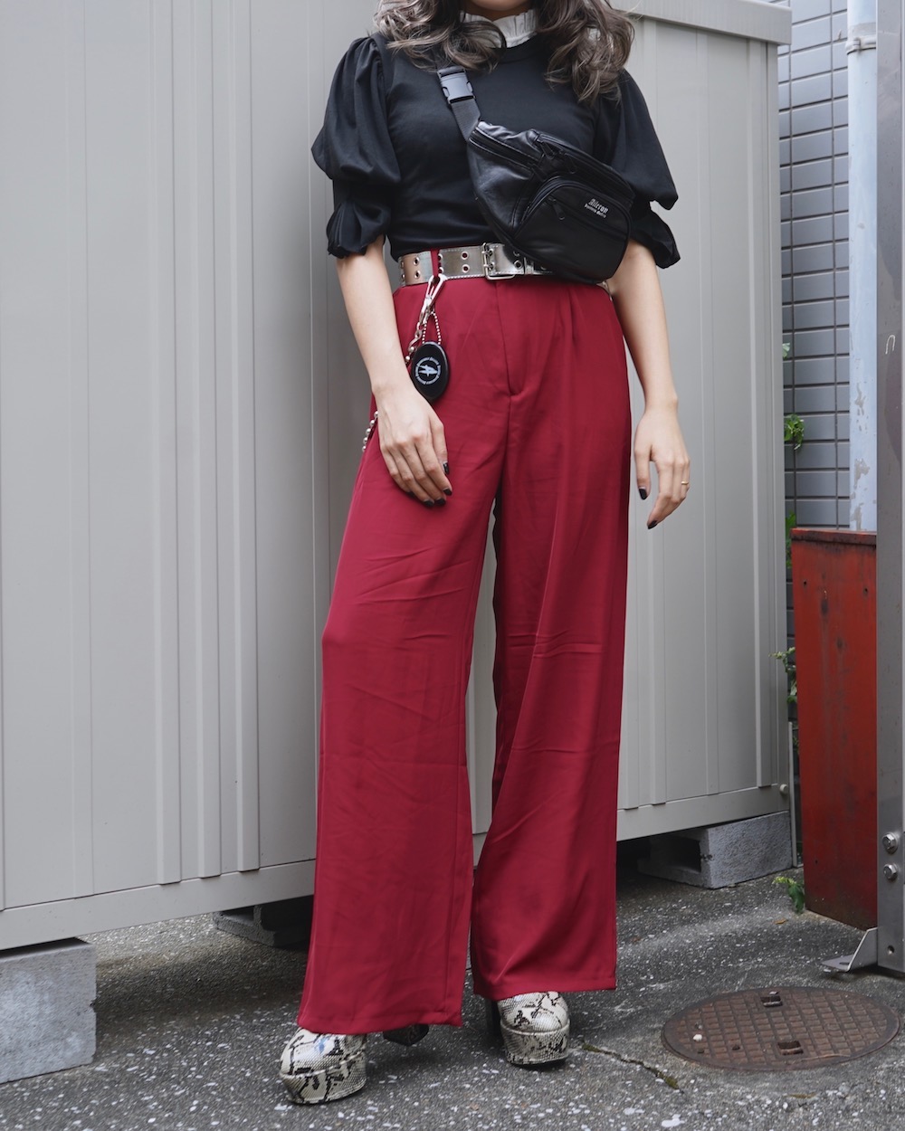 Candy Puffsleeve Tops (black)