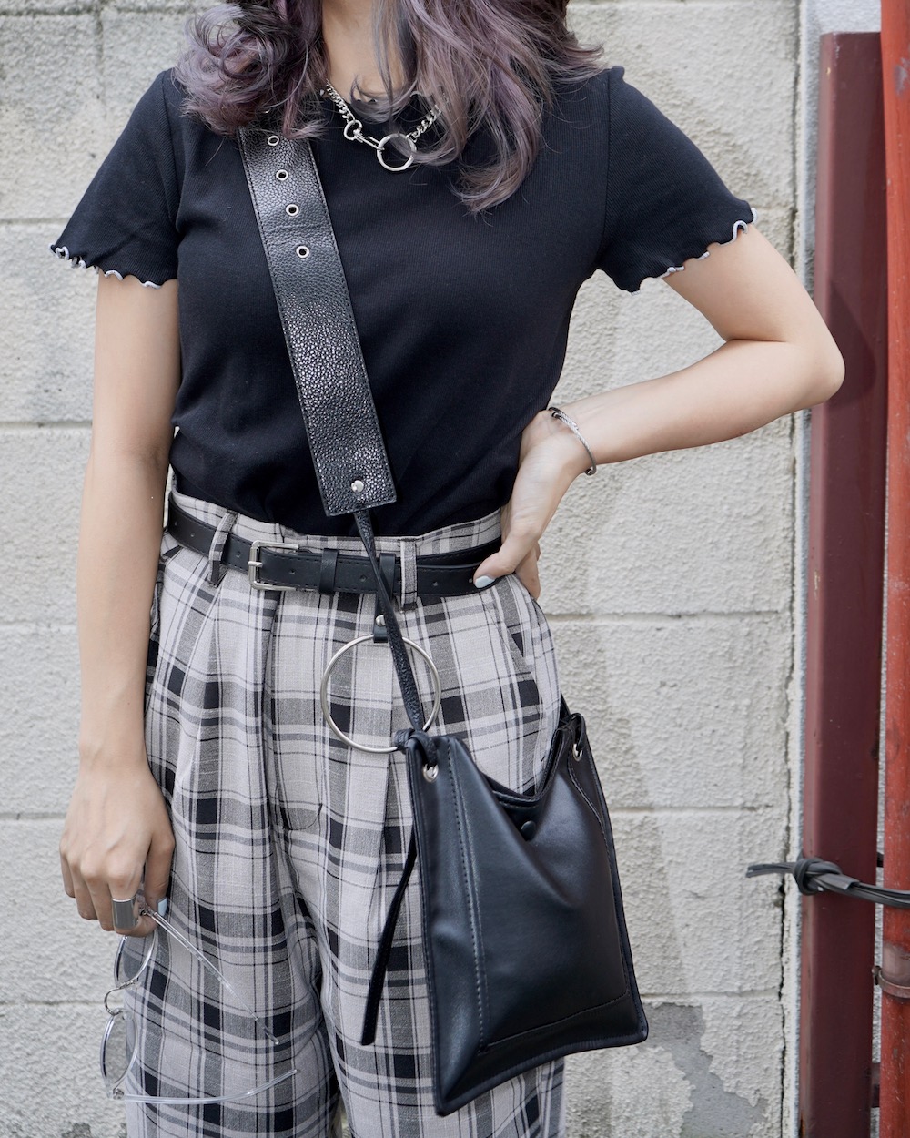 Piping Trim Rib Cutsew (black)