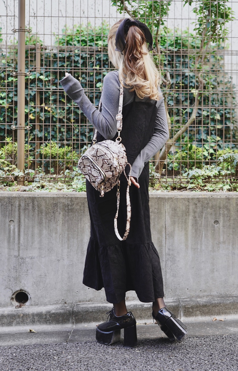 Python Mini Rucksack（beige）