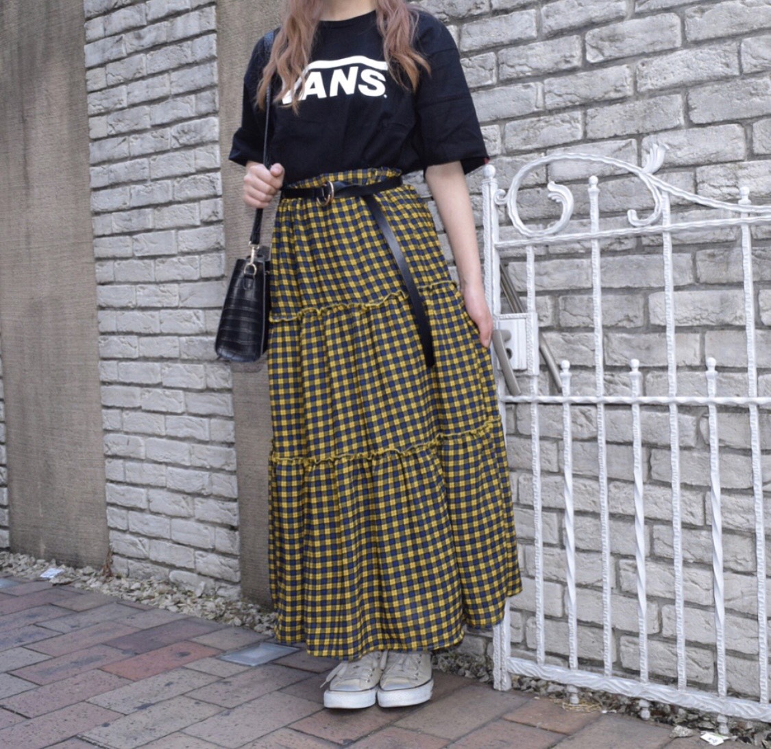 (全2色)"VANS" STANDARD LOGO BIG T-SHIRT