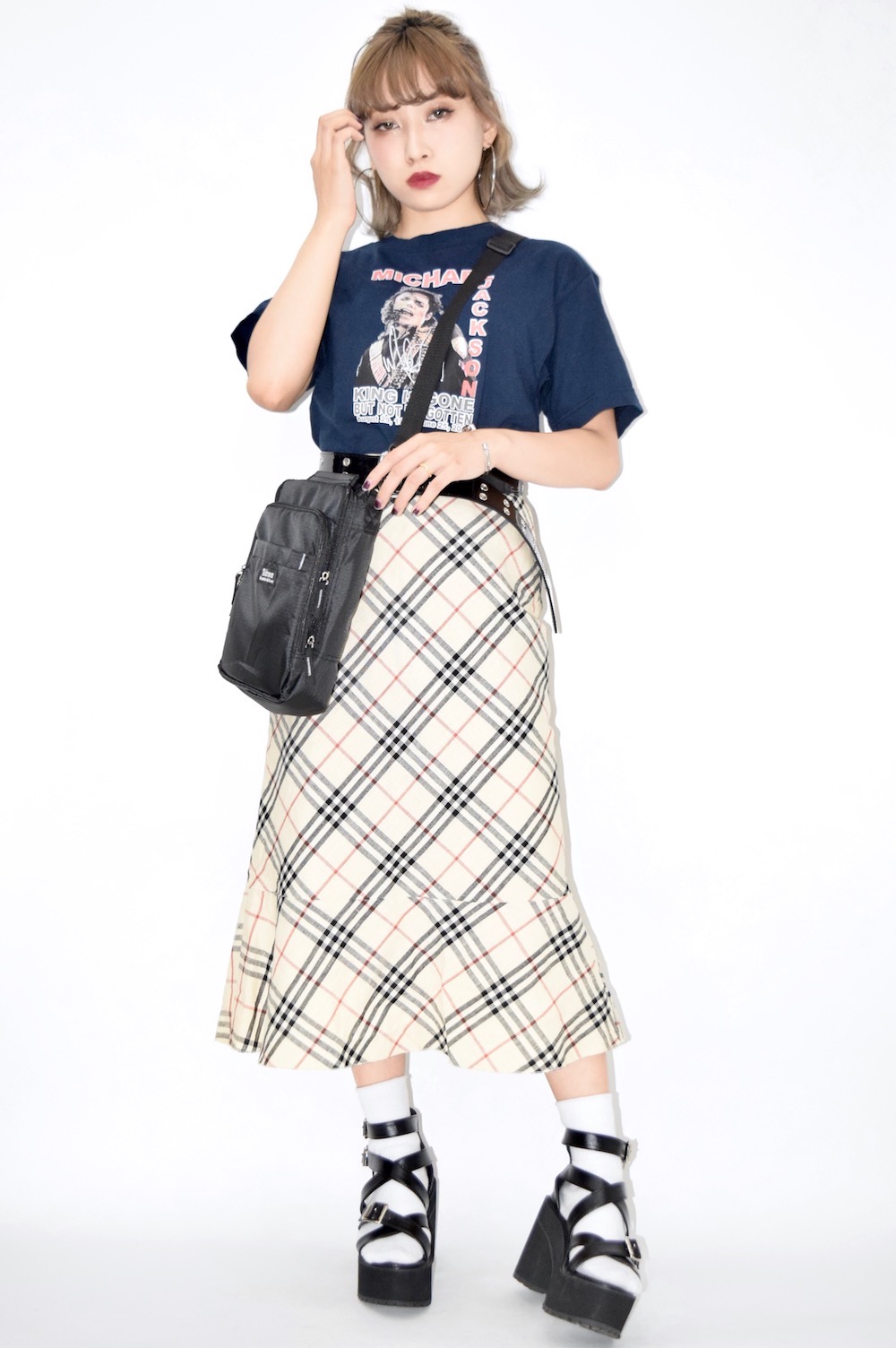 MICHAEL JACKSON TEE(navy)